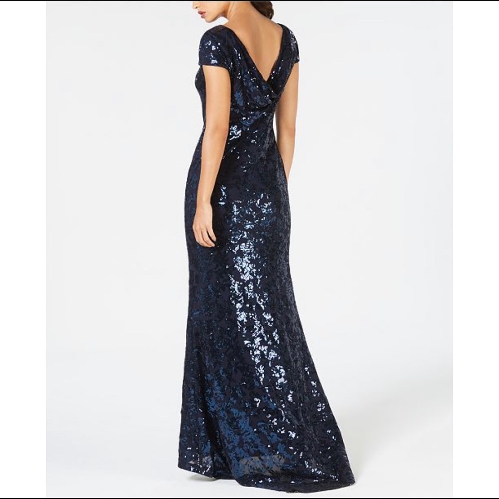 Calvin Klein sequin Gown